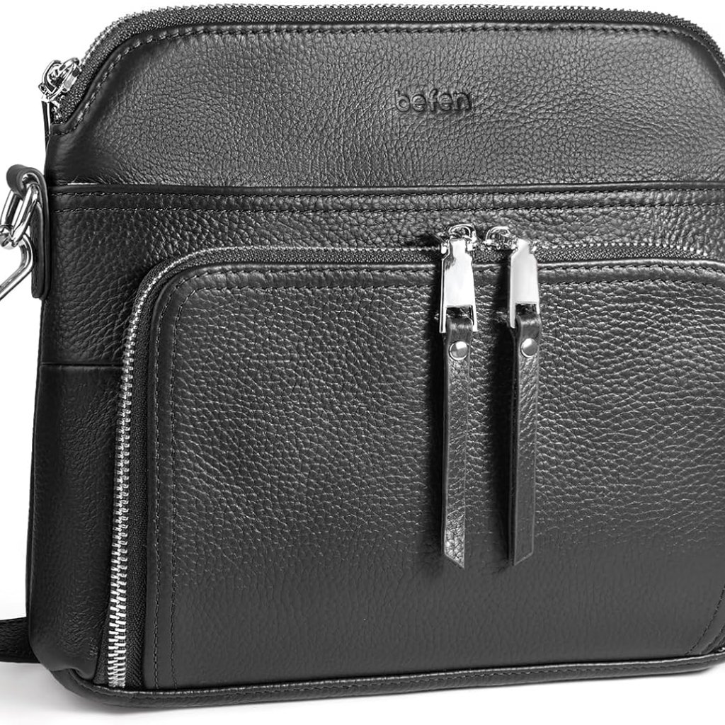Genuine Leather Crossbody Purses For Women, Women's Small Crossbody Shoulder Bag